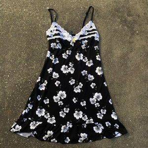 Black vintage babydoll dress